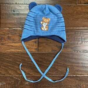 Hard to Find!!! Fun Winter Hat Double Lined With Ties!